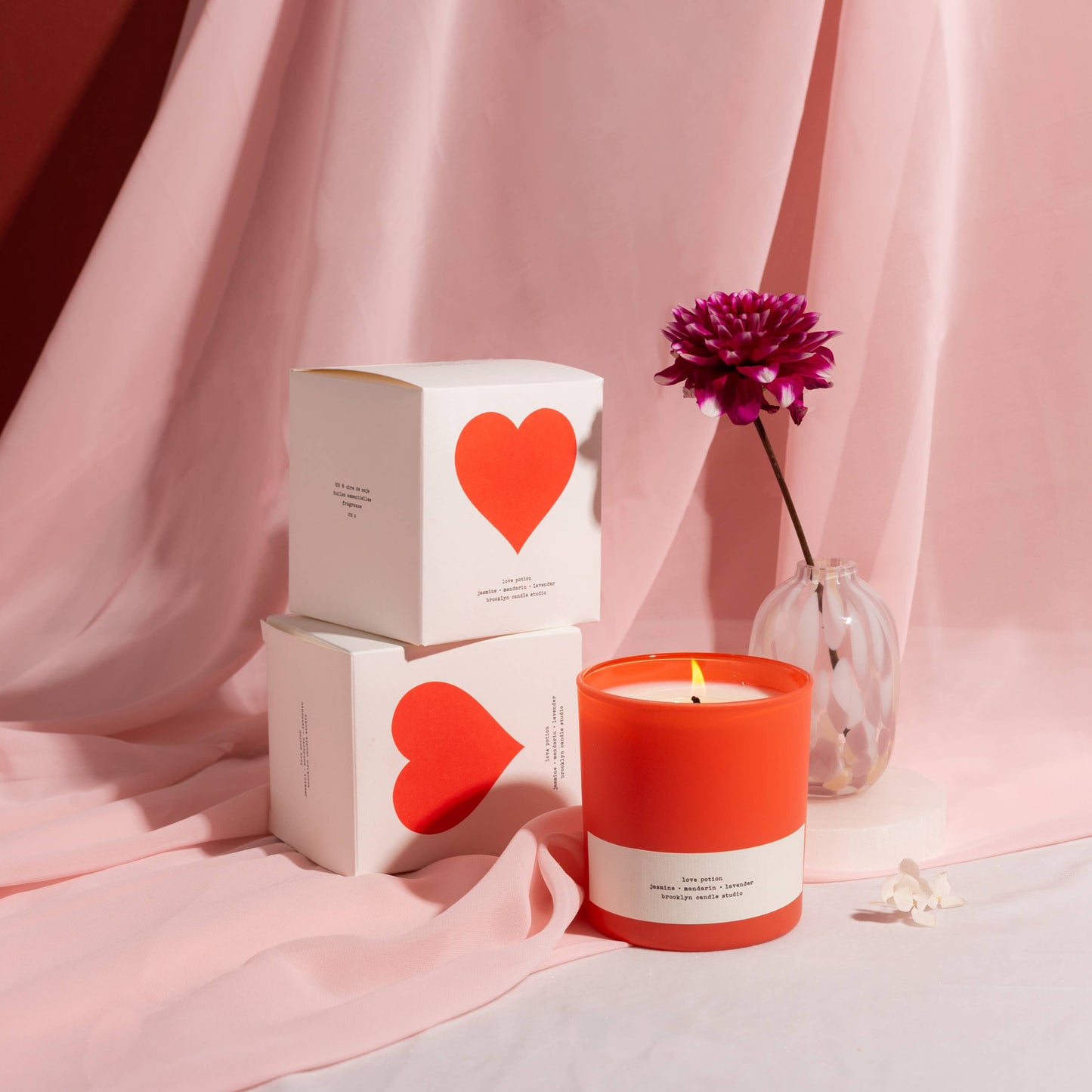 Love Potion Limited Edition Red Glass Candle