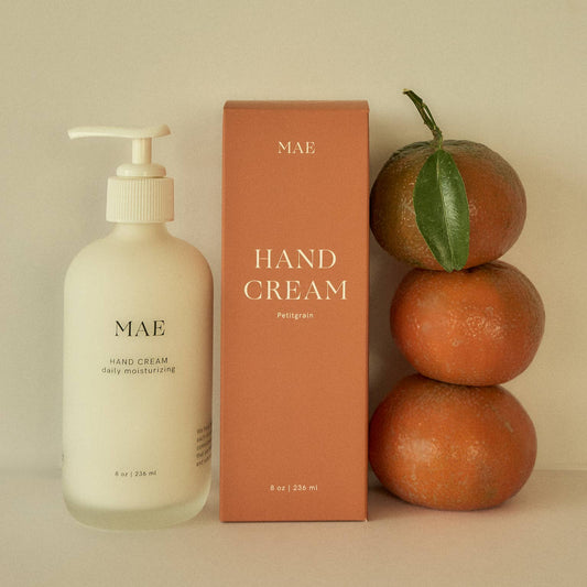 Petitgrain Moisturizing Hand Cream - Vegan, Essential Oil