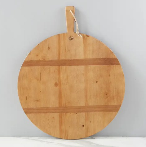 Round Pine Charcuterie Board-Large