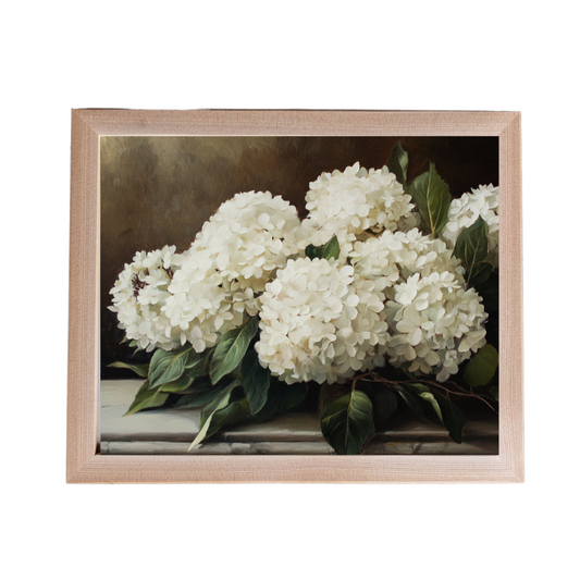 Vintage hydrangeas Framed Art | 032