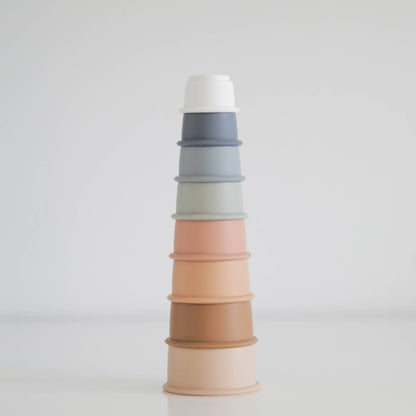 The Saturday Baby Silicone Stacking Cups