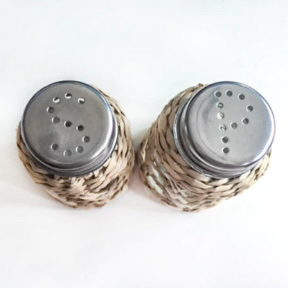 Seagrass Cage Salt & Pepper Set