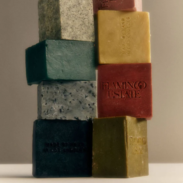 Lavender Activated Charcoal Soap Brick