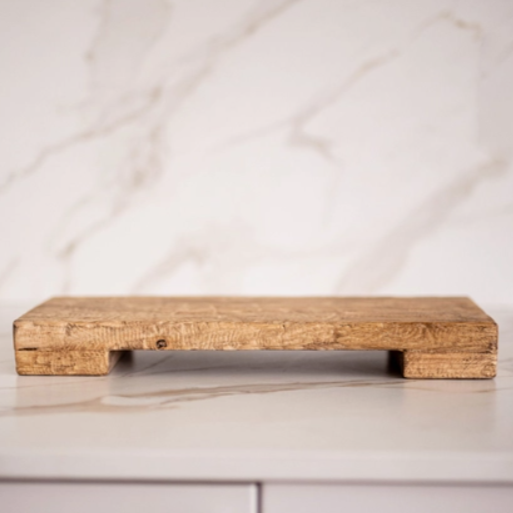 Trivet Riser Elm Wood